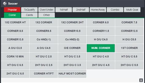 betway over 8.5 corners
